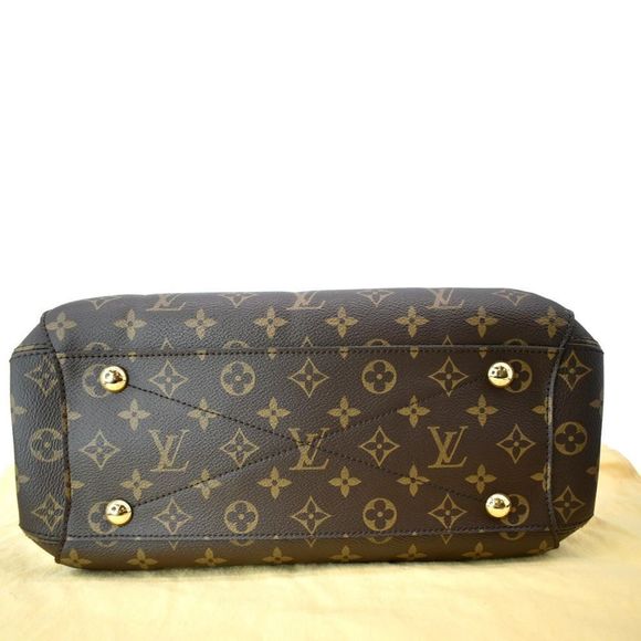 LOUIS VUITTON Montaigne MM Monogram Canvas Shoulder Bag Brown - Picture 4 of 12